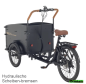 Preview: Elektro Transportfahrrad / Bakfiets Aitour Troy 7 Gang Schwarz, mit Hydraulische Bremsen